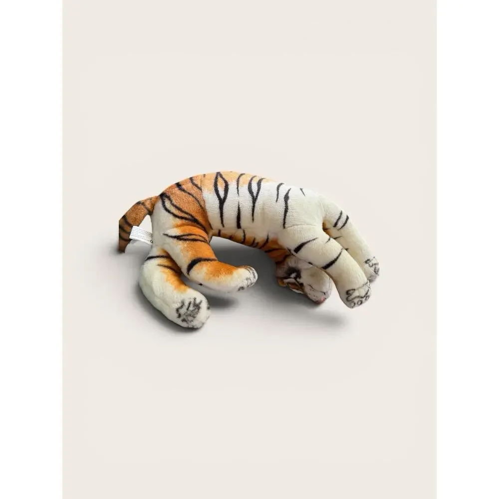 Vtg KellyToy TIGER Large 30” (feet to tush) Plush Stuffed Animal Realistic RARE